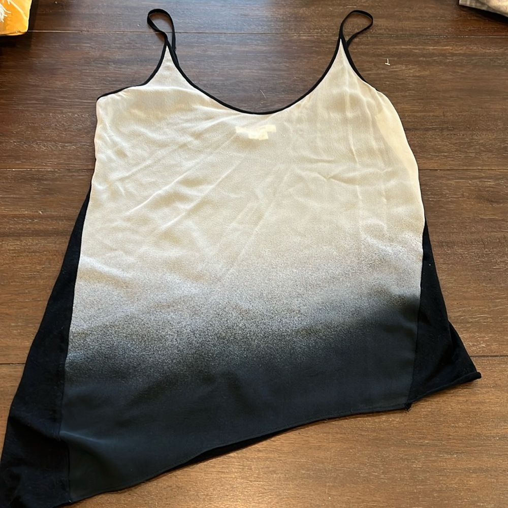 Helmut Lang silk sleeveless blouse